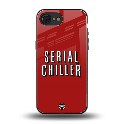 serial chiller netflix back phone cover | glass case for iphone 16e