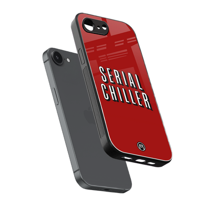 serial chiller netflix back phone cover | glass case for iphone 16e