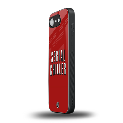 serial chiller netflix back phone cover | glass case for iphone 16e