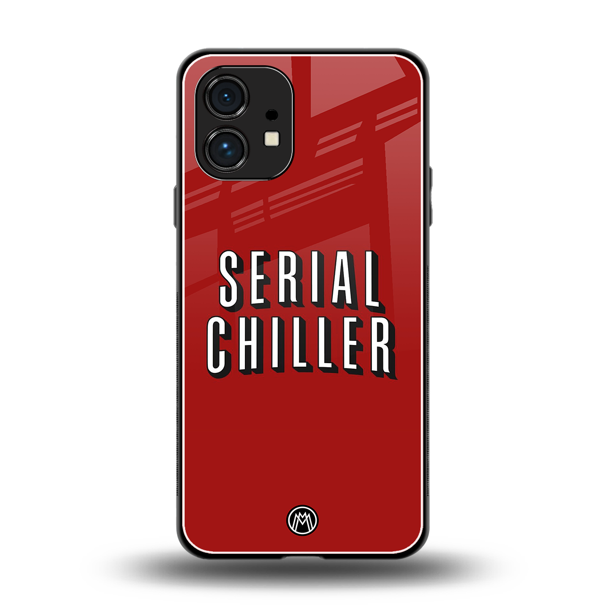 serial chiller netflix back phone cover | glass case for nothing phone 1