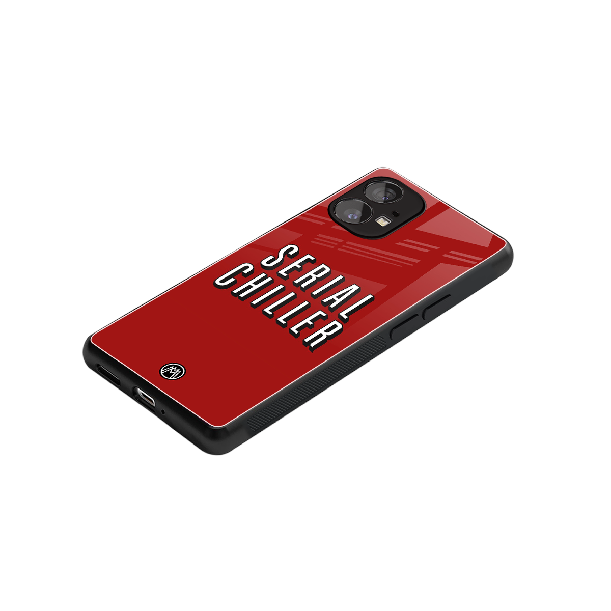 serial chiller netflix back phone cover | glass case for nothing phone 1
