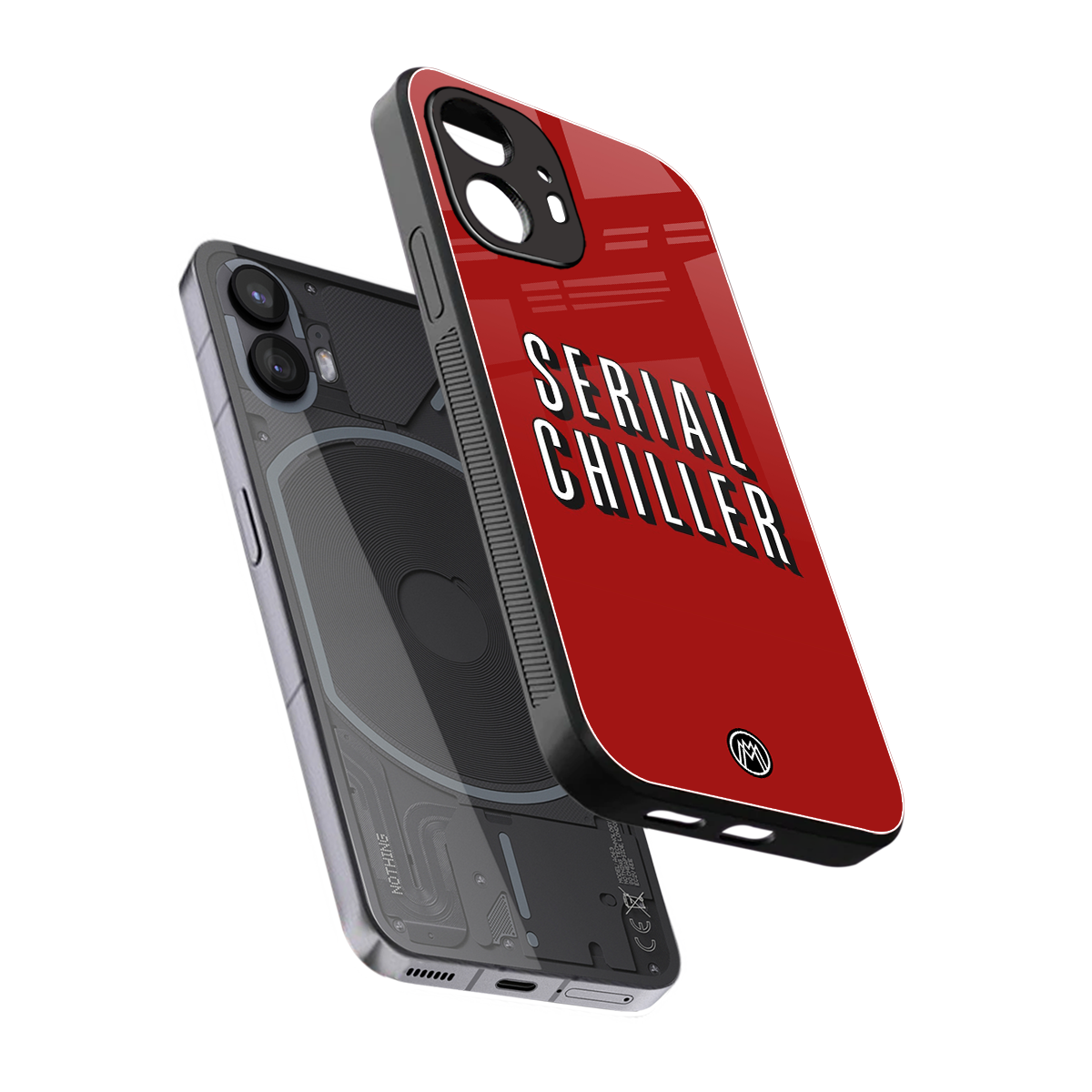serial chiller netflix back phone cover | glass case for nothing phone 2