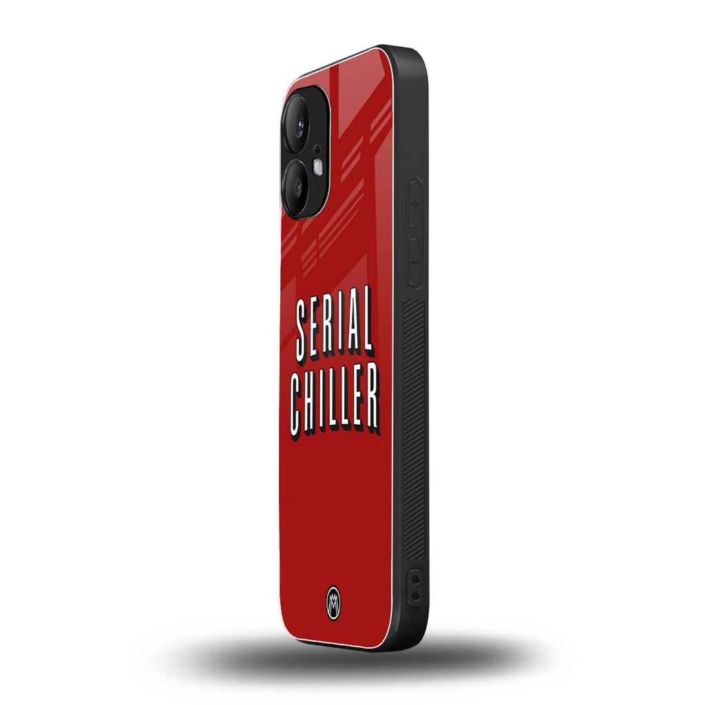 serial chiller netflix back phone cover | glass case for nothing phone 2