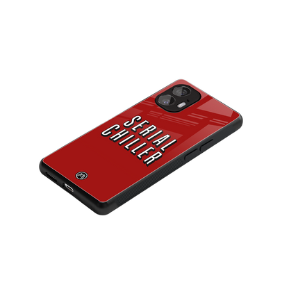 serial chiller netflix back phone cover | glass case for nothing phone 2