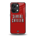 serial chiller netflix back phone cover | glass case for oneplus nord 3