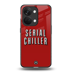 serial chiller netflix back phone cover | glass case for oneplus nord 3