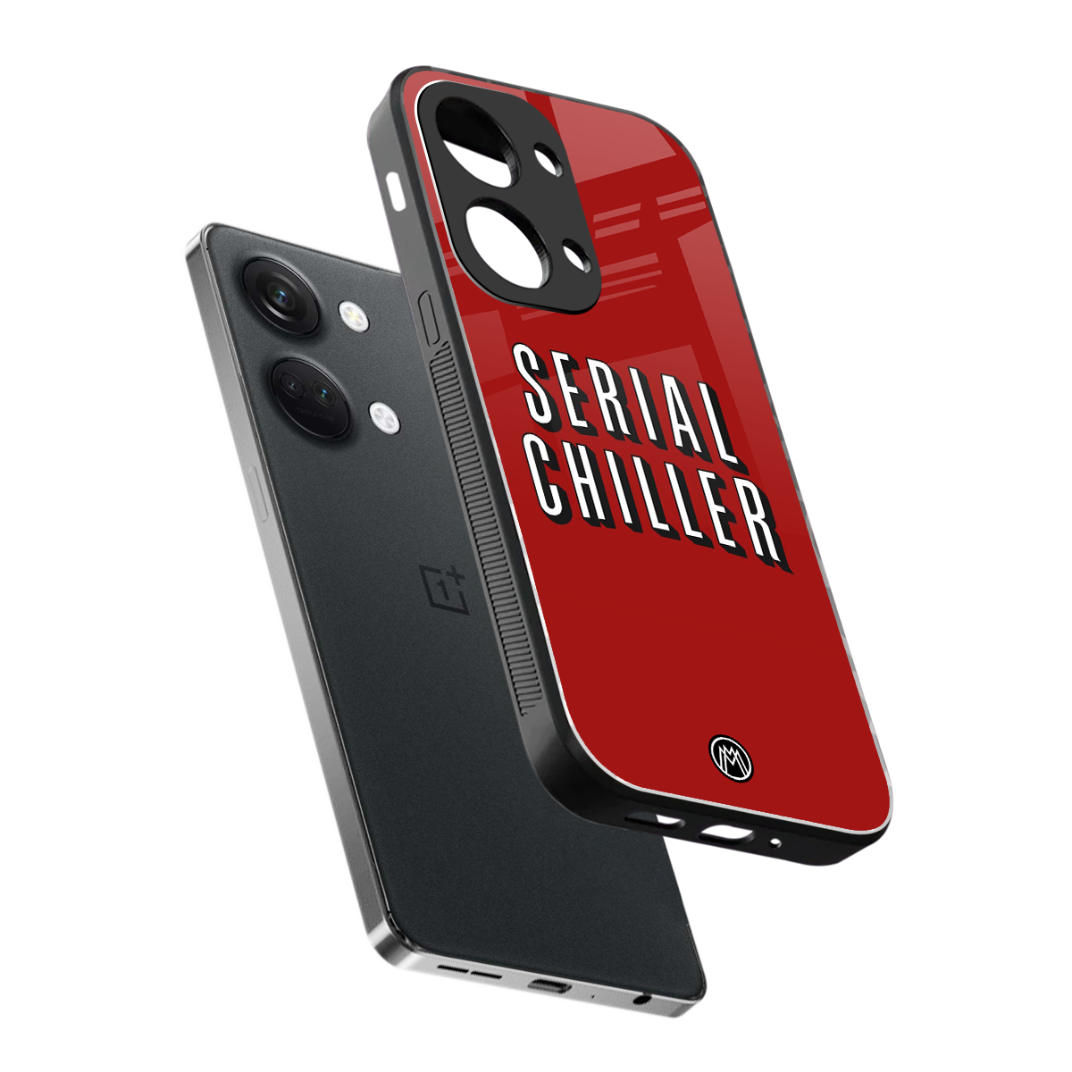 serial chiller netflix back phone cover | glass case for oneplus nord 3