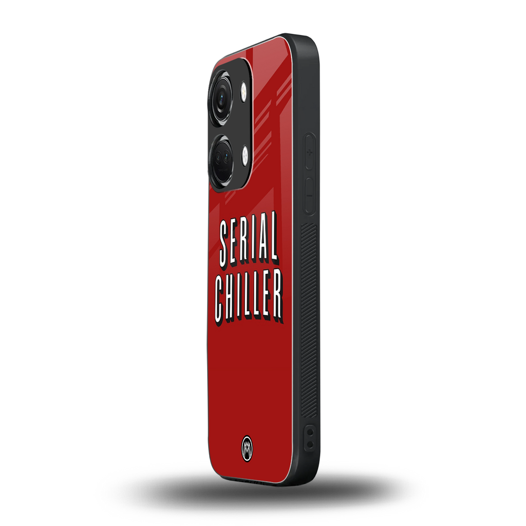 serial chiller netflix back phone cover | glass case for oneplus nord 3