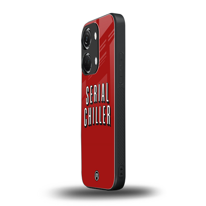 serial chiller netflix back phone cover | glass case for oneplus nord 3