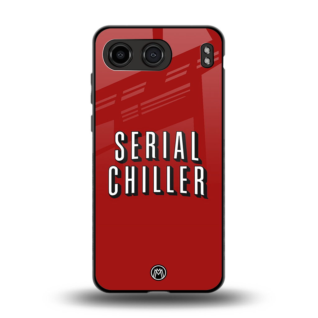 serial chiller netflix back phone cover | glass case for oneplus nord 4