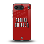 serial chiller netflix back phone cover | glass case for oneplus nord 4