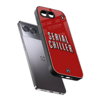 serial chiller netflix back phone cover | glass case for oneplus nord 4