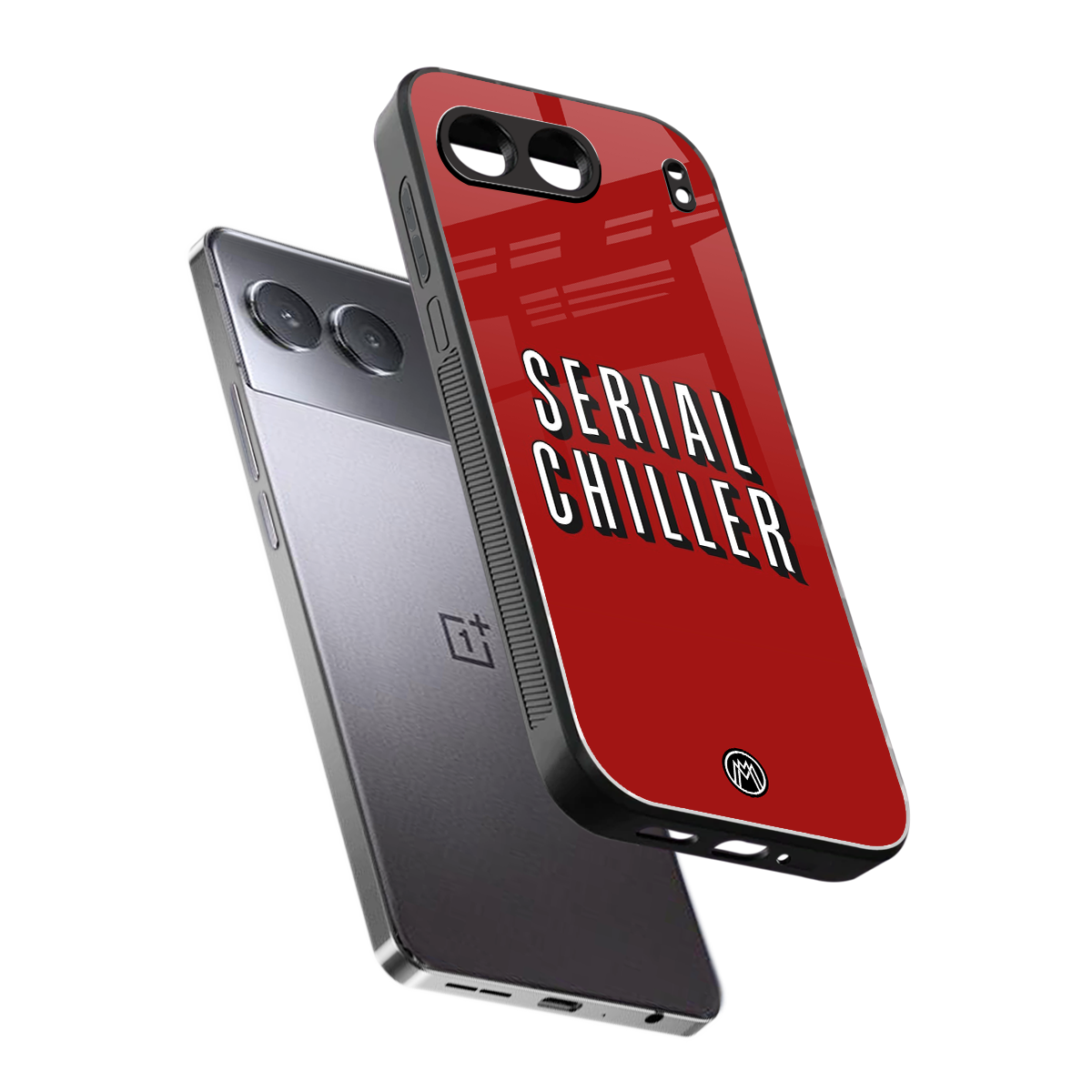 serial chiller netflix back phone cover | glass case for oneplus nord 4