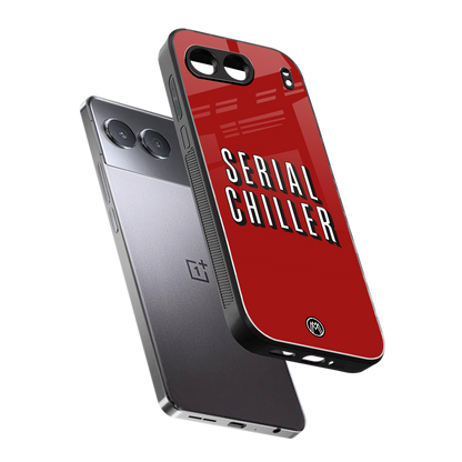 serial chiller netflix back phone cover | glass case for oneplus nord 4