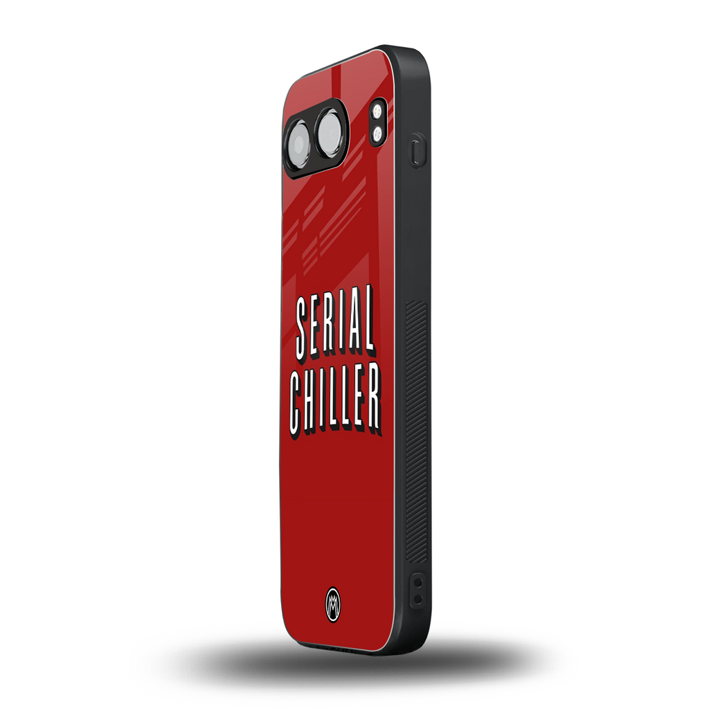 serial chiller netflix back phone cover | glass case for oneplus nord 4