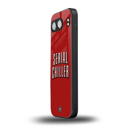 serial chiller netflix back phone cover | glass case for oneplus nord 4
