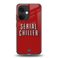 serial chiller netflix back phone cover | glass case for oneplus nord ce 3