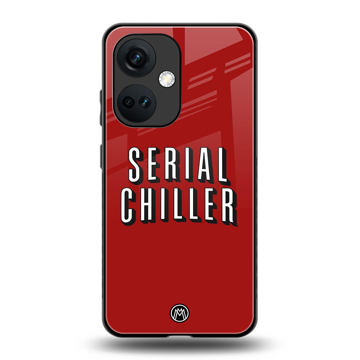serial chiller netflix back phone cover | glass case for oneplus nord ce 3