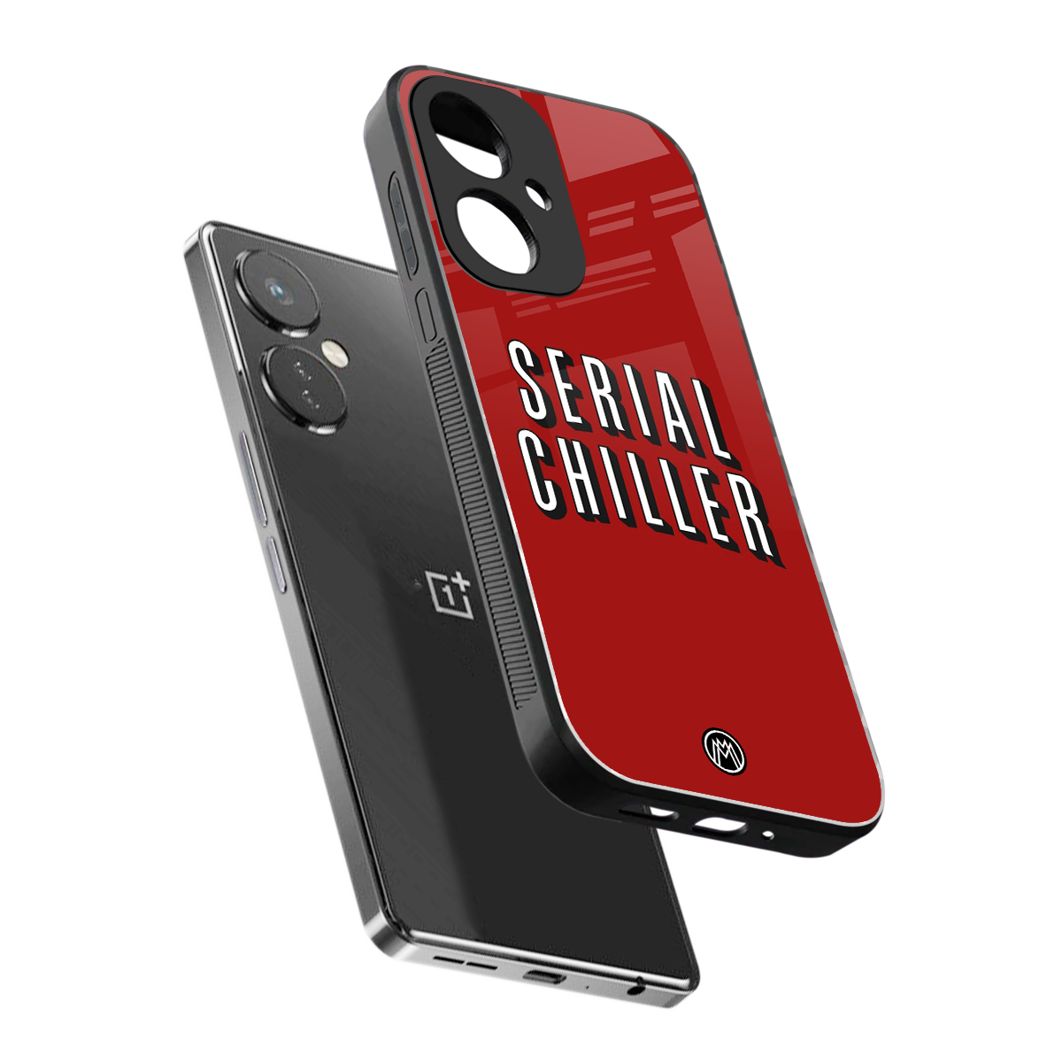 serial chiller netflix back phone cover | glass case for oneplus nord ce 3