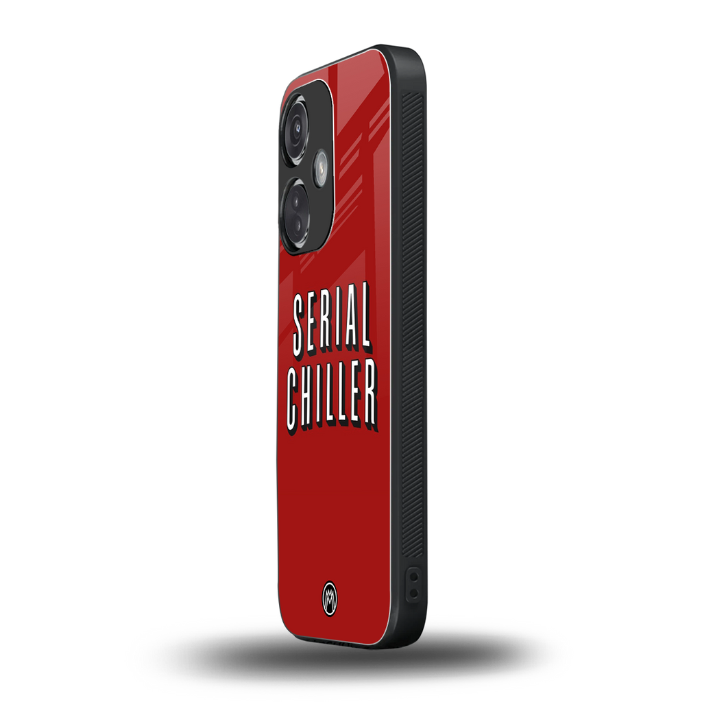 serial chiller netflix back phone cover | glass case for oneplus nord ce 3