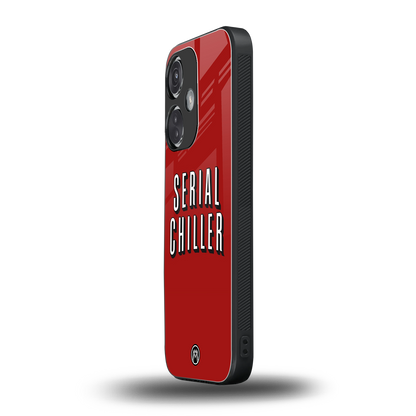 serial chiller netflix back phone cover | glass case for oneplus nord ce 3
