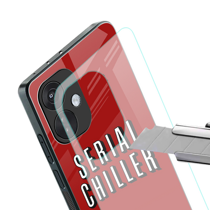 serial chiller netflix back phone cover | glass case for oneplus nord ce 3