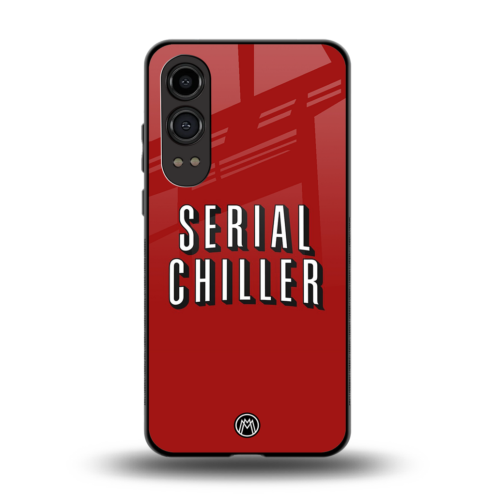 serial chiller netflix back phone cover | glass case for oneplus nord ce 4 lite