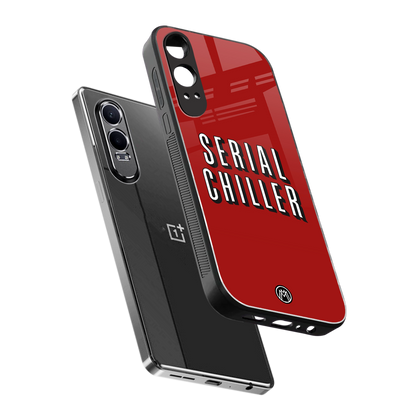 serial chiller netflix back phone cover | glass case for oneplus nord ce 4 lite