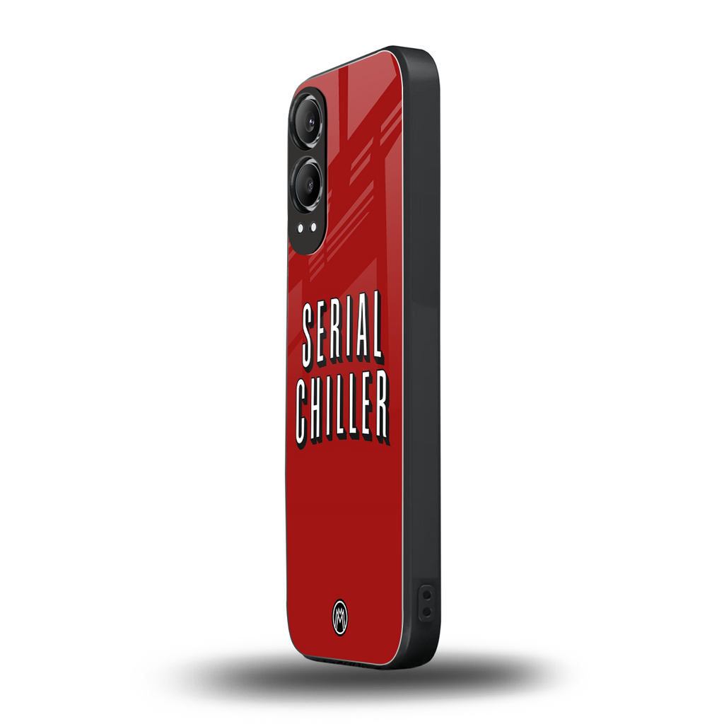 serial chiller netflix back phone cover | glass case for oneplus nord ce 4 lite