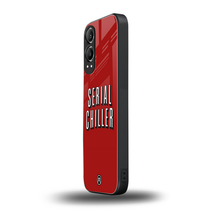 serial chiller netflix back phone cover | glass case for oneplus nord ce 4 lite