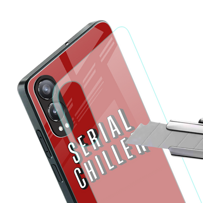serial chiller netflix back phone cover | glass case for oneplus nord ce 4 lite