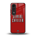 serial chiller netflix back phone cover | glass case for oneplus nord ce 4