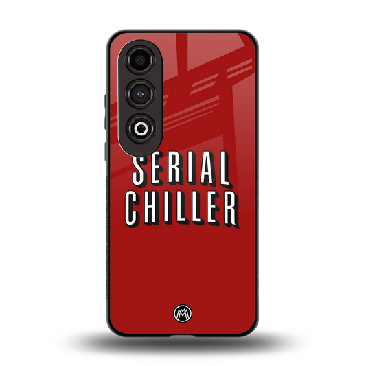 serial chiller netflix back phone cover | glass case for oneplus nord ce 4