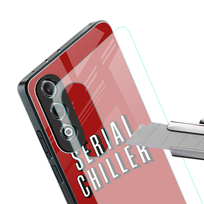 serial chiller netflix back phone cover | glass case for oneplus nord ce 4