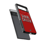 serial chiller netflix back phone cover | glass case for google pixel 6 pro