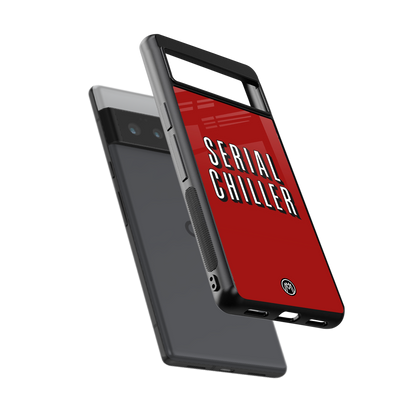 serial chiller netflix back phone cover | glass case for google pixel 6 pro