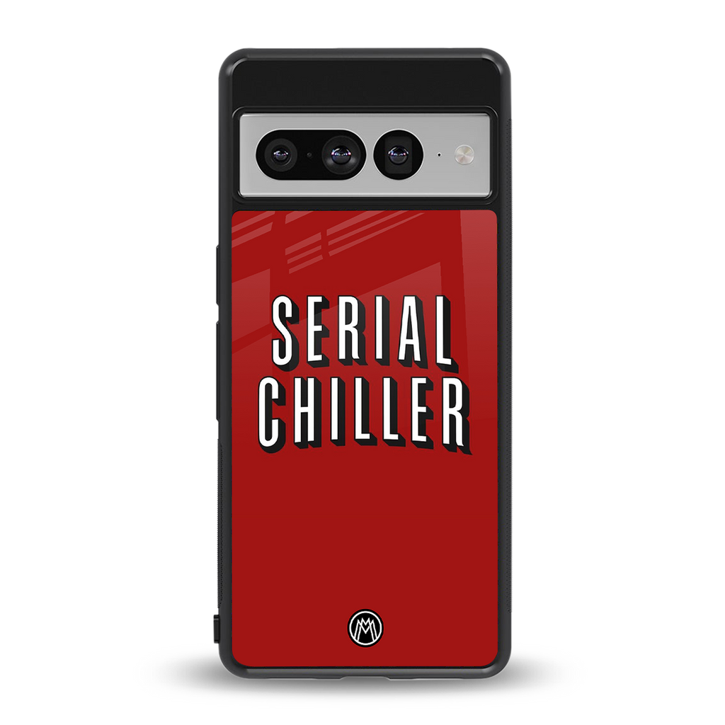 serial chiller netflix back phone cover | glass case for google pixel 7 pro