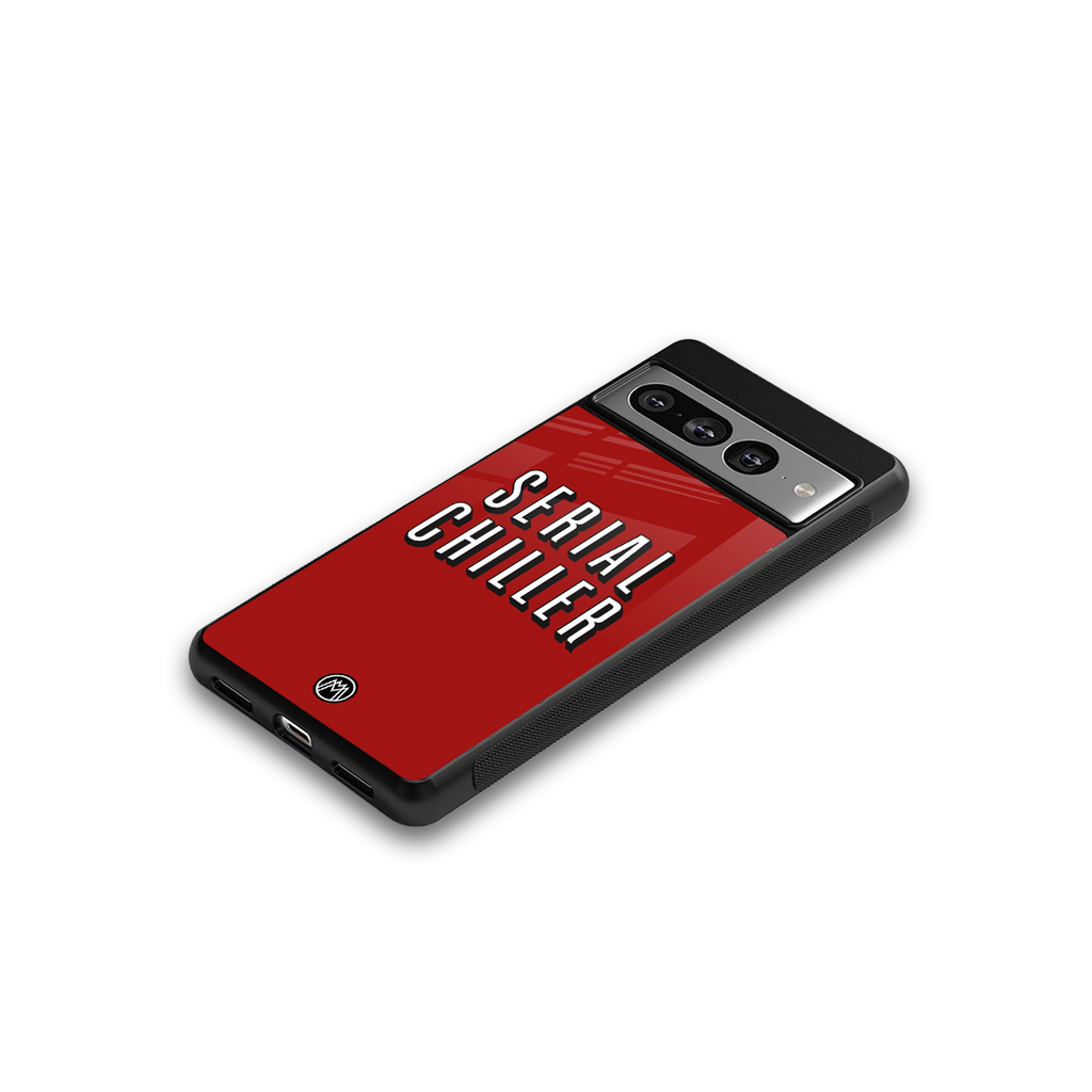 serial chiller netflix back phone cover | glass case for google pixel 7 pro
