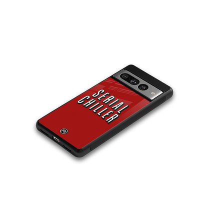 serial chiller netflix back phone cover | glass case for google pixel 7 pro
