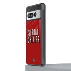serial chiller netflix back phone cover | glass case for google pixel 7 pro