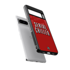 serial chiller netflix back phone cover | glass case for google pixel 8 pro