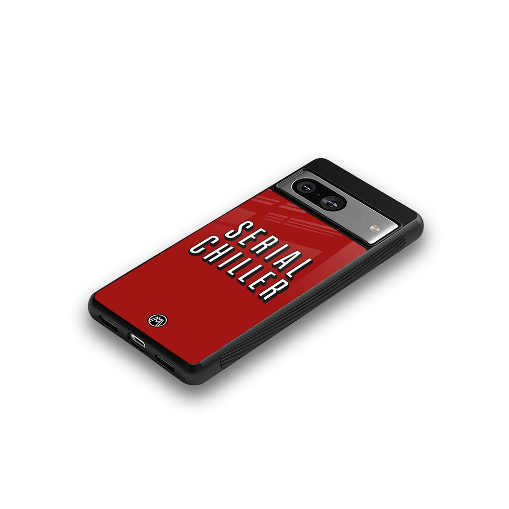serial chiller netflix back phone cover | glass case for Google Pixel 8