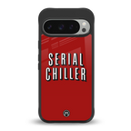 serial chiller netflix back phone cover | glass case for google pixel 9 pro