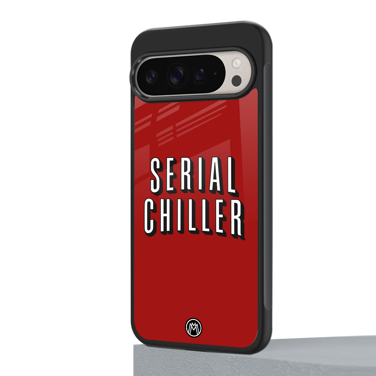 serial chiller netflix back phone cover | glass case for google pixel 9 pro xl