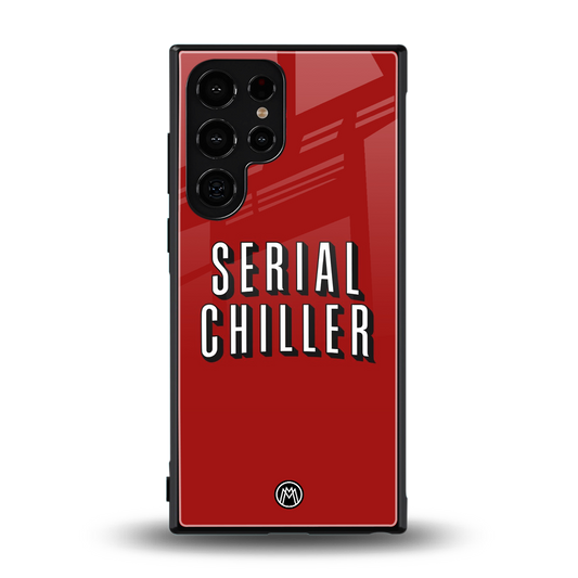 serial chiller netflix back phone cover | glass case for samsung galaxy s24 ultra