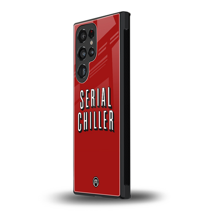 serial chiller netflix back phone cover | glass case for samsung galaxy s24 ultra