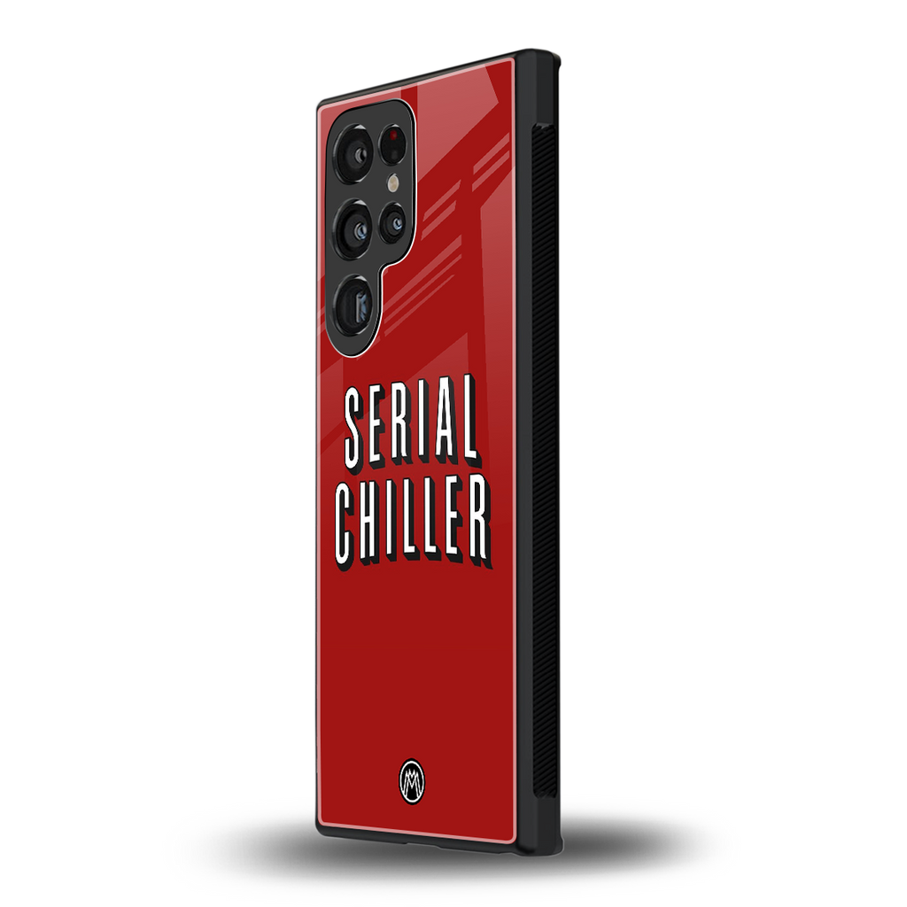 serial chiller netflix back phone cover | glass case for samsung galaxy s23 ultra