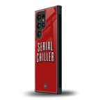 serial chiller netflix back phone cover | glass case for samsung galaxy s23 ultra
