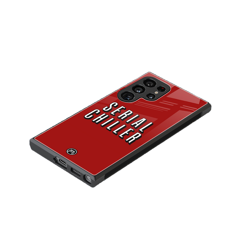 serial chiller netflix back phone cover | glass case for samsung galaxy s23 ultra