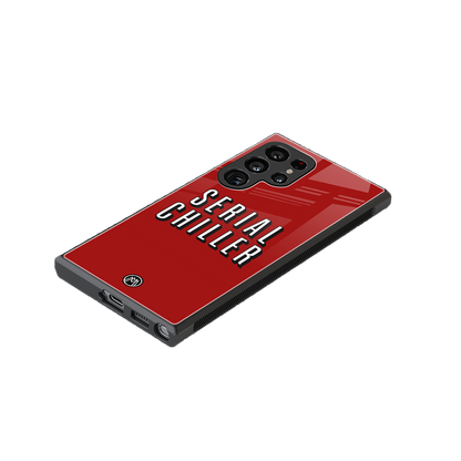 serial chiller netflix back phone cover | glass case for samsung galaxy s23 ultra